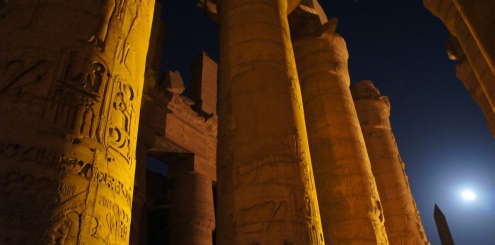 Light and sound show in Karnak